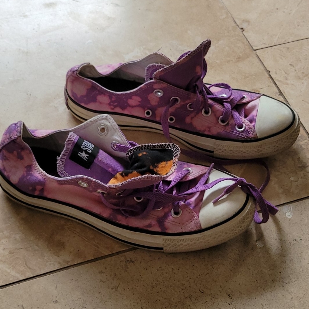 Tie dye converse